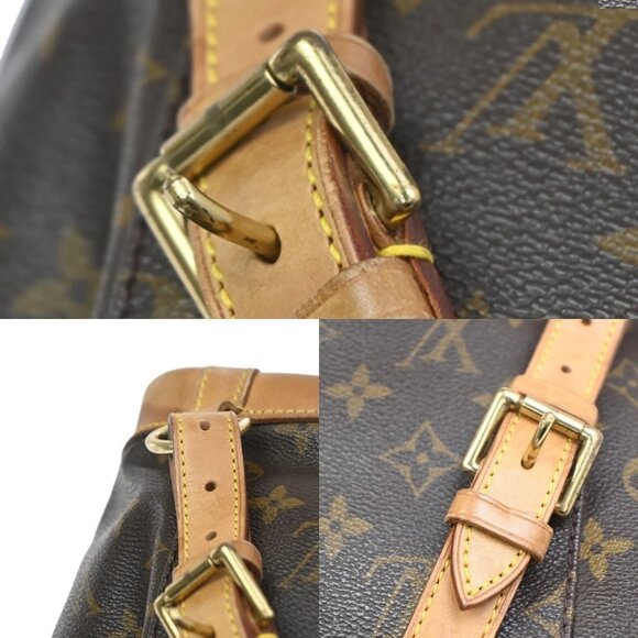 LOUIS VUITTON Montsouris MM Backpack Bag Monogram Leather Brown M51136 18KC526 main image 8